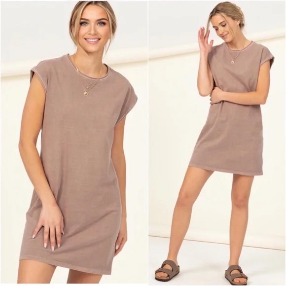 High Quality Cotton Casual/ T shirt Dress - Picture 1 of 4